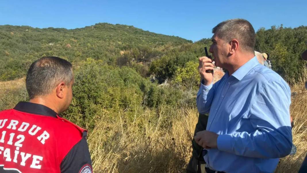 Burdur’da Alevler Kısa Sürede Durduruldu! Ekipler Zamanla Yarıştı 4